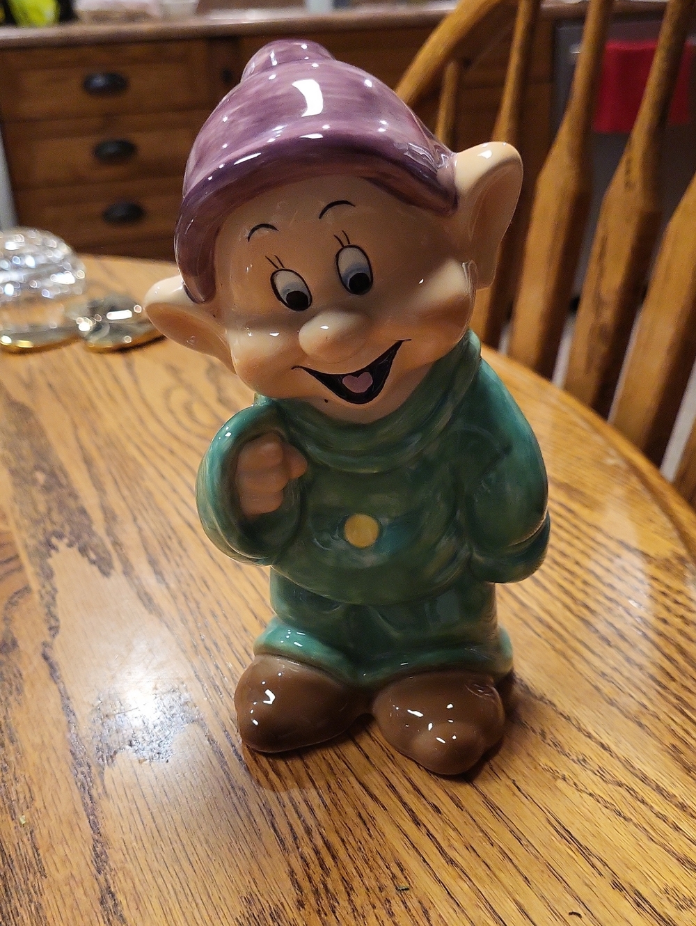 Dopey Ceramic Figurine Made In Japan. Excellent Condition.